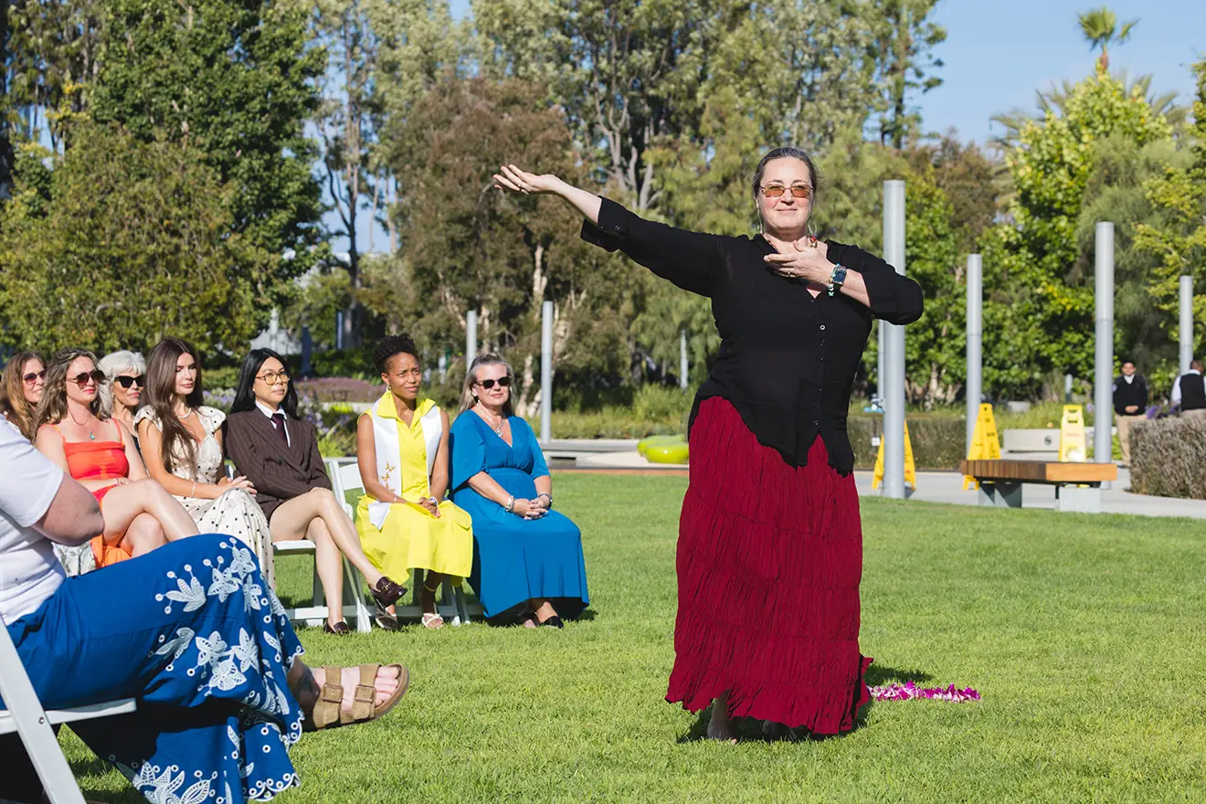 Brycken Olive, Meridian University PhD student, artist, dancer, and somatic practitioner