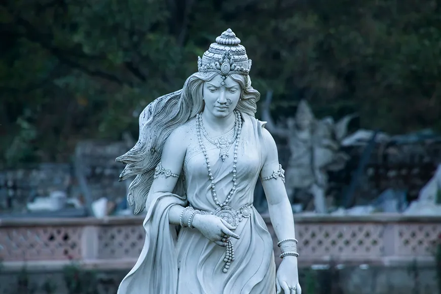 A Hindu statue representing Shakti